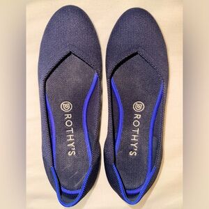 Rothy’s The Flat Navy Blue size 8.5